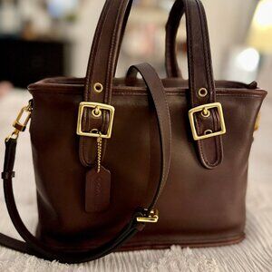 VINTAGE 1998 Coach Legacy Satchel (#9063), Mahogany